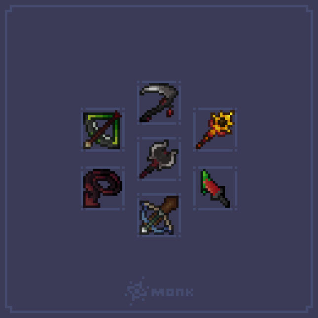 16x16 OSRS Weapons