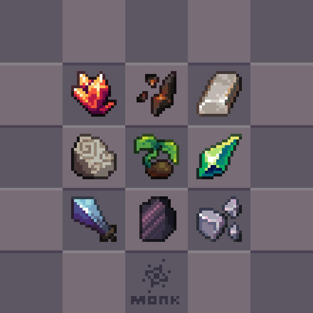 16x16 Items